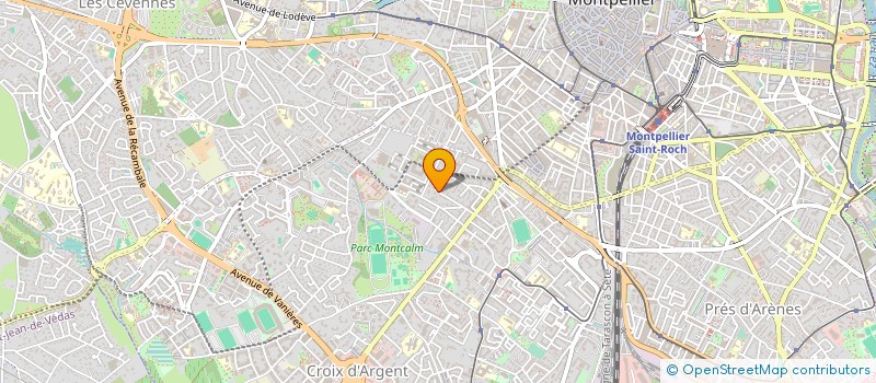 localisation de l'entreprise TRANSPORT RAPIDE DU SUD à MONTPELLIER