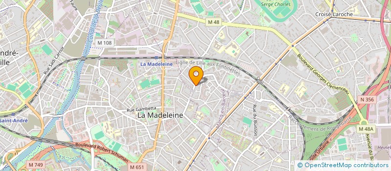 localisation de l'entreprise TRANSPORT RAPIDE ET PRECIS à MARCQ-EN-BARŒUL