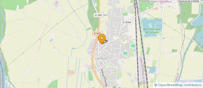 localisation de l'entreprise TRANSPORT RAPIDE MEDITERRANEEN  LAPALUD