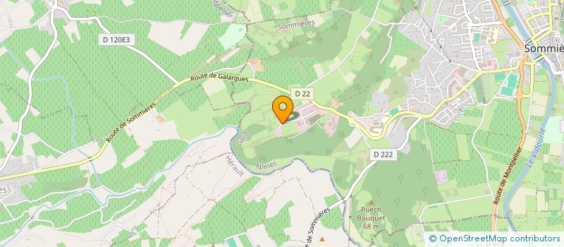 localisation de l'entreprise TRANSPORT REBOUL NICOLAS  SOMMIERES