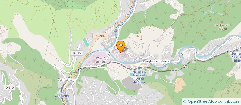 localisation de l'entreprise TRANSPORT REGIONAL DES ALPES MARITIMES à DRAP