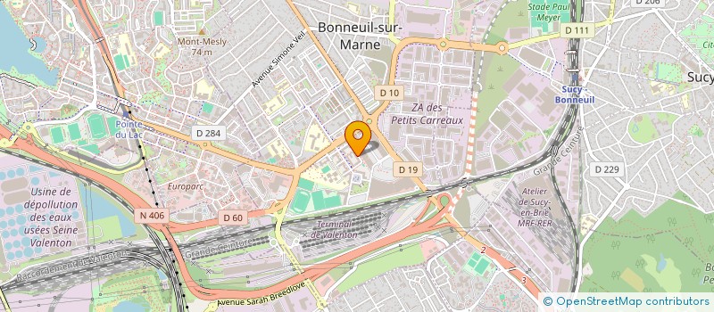 localisation de l'entreprise TRANSPORT RELAIS Z à BONNEUIL-SUR-MARNE