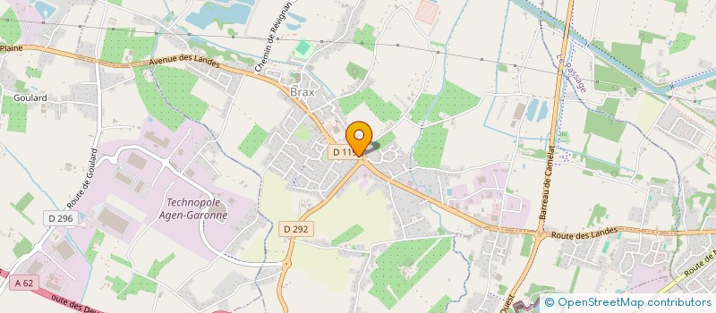 localisation de l'entreprise TRANSPORT RICHOU SARL  BRAX