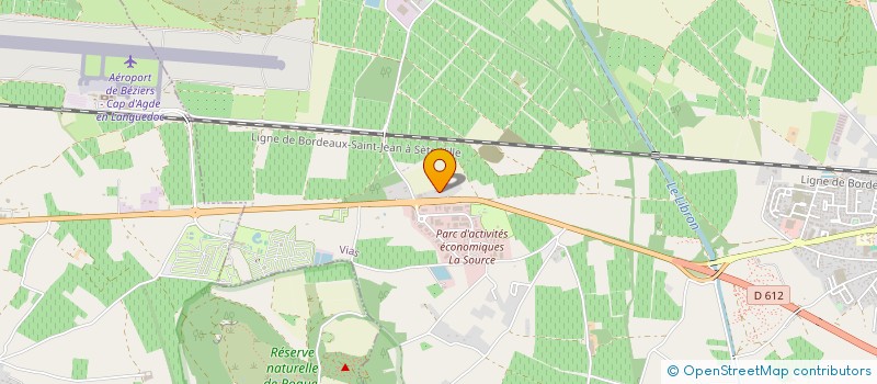 localisation de l'entreprise TRANSPORT RIZZI MOREAU  VIAS