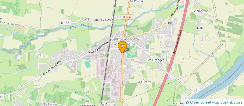 localisation de l'entreprise TRANSPORT ROCHE NOIR  SAINT-GEORGES-DE-RENEINS