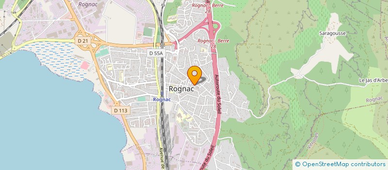 localisation de l'entreprise TRANSPORT ROUTAGE AFFRETEMENT MESSAGERIE  ROGNAC