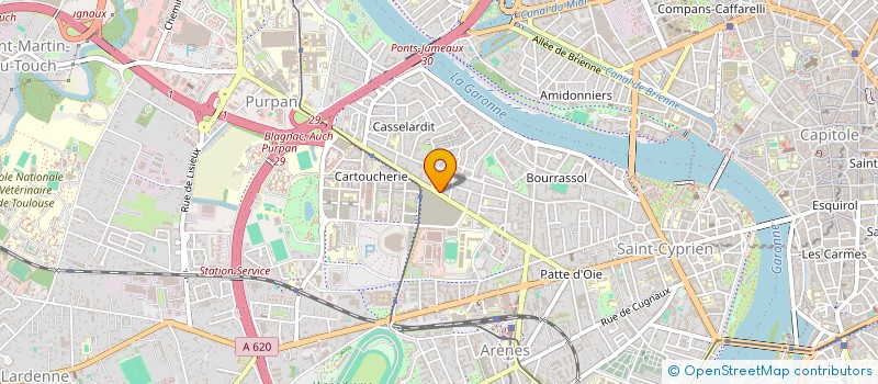 localisation de l'entreprise TRANSPORT ROUTIER BAYONNE PIERRE à TOULOUSE
