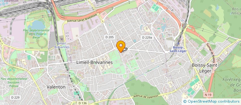 localisation de l'entreprise TRANSPORT RYAN à LIMEIL-BREVANNES