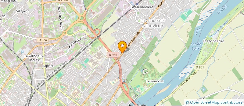 localisation de l'entreprise TRANSPORT SANG & ORGANES FRANCE  LA CHAUSSEE-SAINT-VICTOR