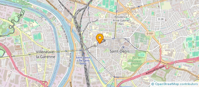 localisation de l'entreprise TRANSPORT SANGUIS à SAINT-DENIS