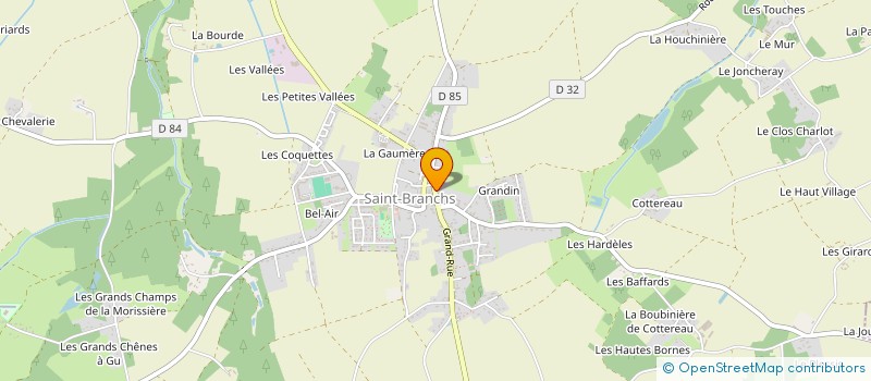 localisation de l'entreprise TRANSPORT SCOLAIRE ST BRANCHS à SAINT-BRANCHS