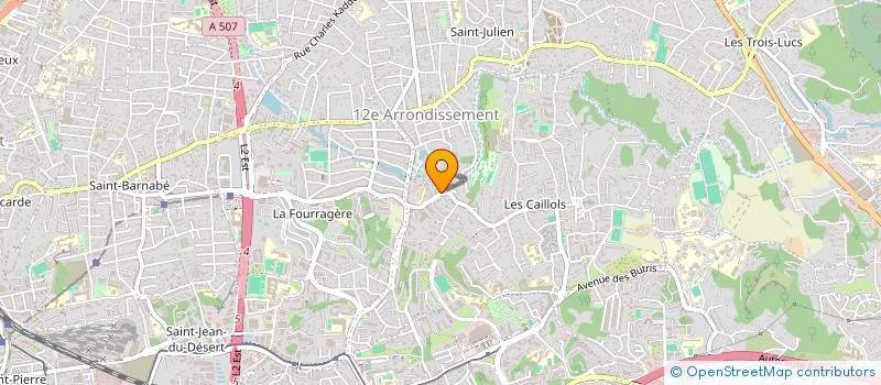 localisation de l'entreprise TRANSPORT SEDJAI à MARSEILLE