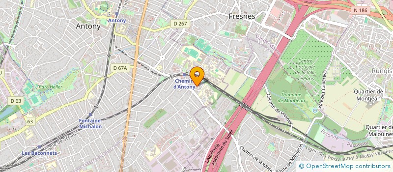 localisation de l'entreprise TRANSPORT SEGUI à ANTONY