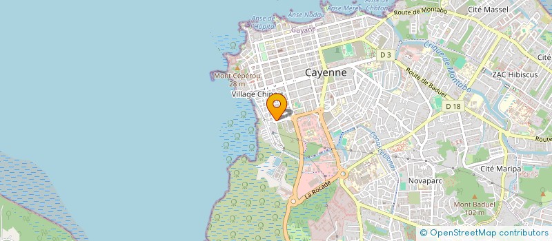 localisation de l'entreprise TRANSPORT SERIK  CAYENNE