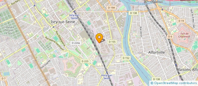 localisation de l'entreprise TRANSPORT SERVICE EXPRESS  T.S.E.  IVRY-SUR-SEINE