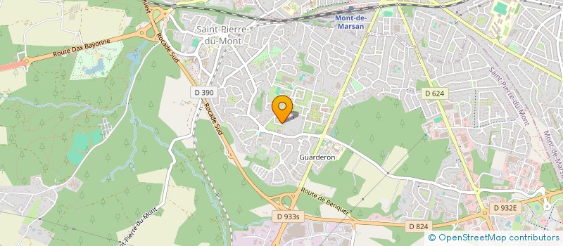 localisation de l'entreprise TRANSPORT SERVICE MONTOIS  SAINT-PIERRE-DU-MONT