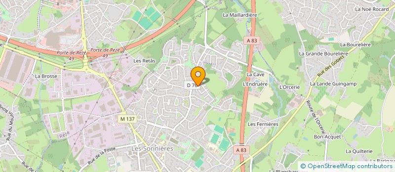 localisation de l'entreprise TRANSPORT SERVICE RAPIDE à NANTES
