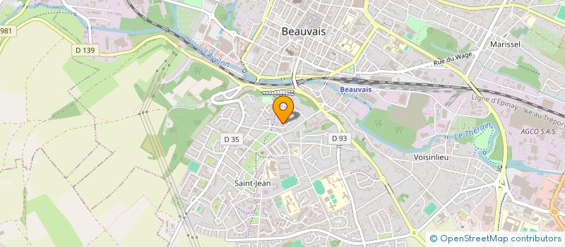 localisation de l'entreprise TRANSPORT SERVICES  BEAUVAIS