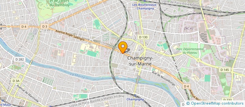 localisation de l'entreprise TRANSPORT SERVICES EXPRESS à CHAMPIGNY-SUR-MARNE