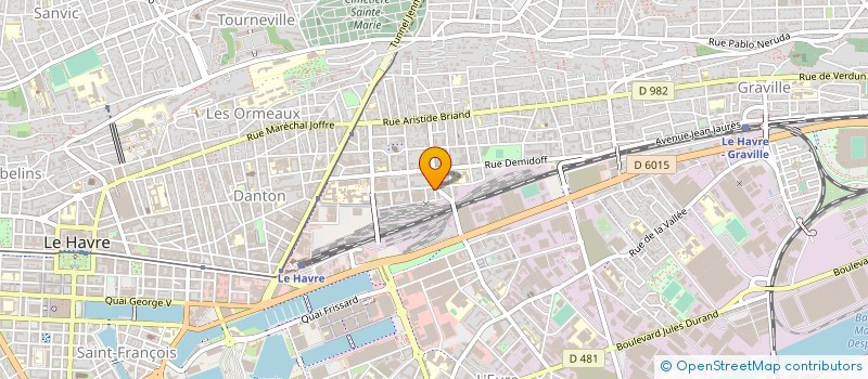 localisation de l'entreprise TRANSPORT SHIPPING SERVICES à LE HAVRE