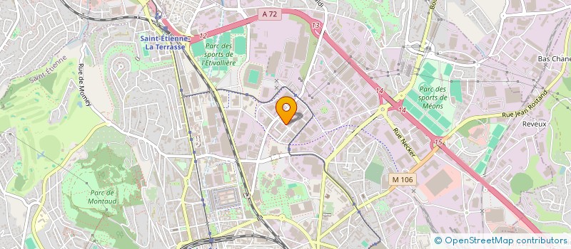 localisation de l'entreprise TRANSPORT SISYPHE  SAINT-ETIENNE