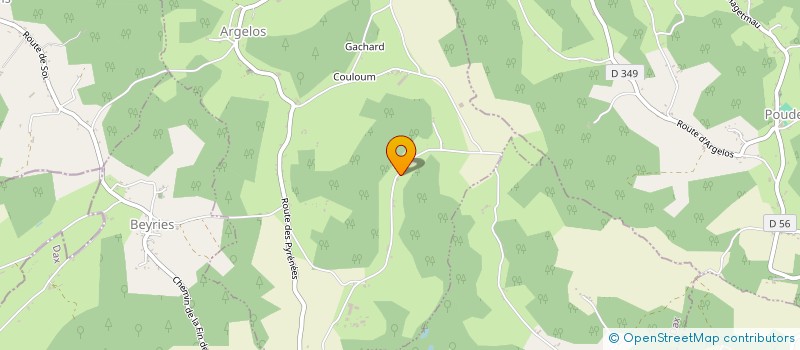 localisation de l'entreprise TRANSPORT SOLIDAIRE ASSOCIATIF  ARGELOS