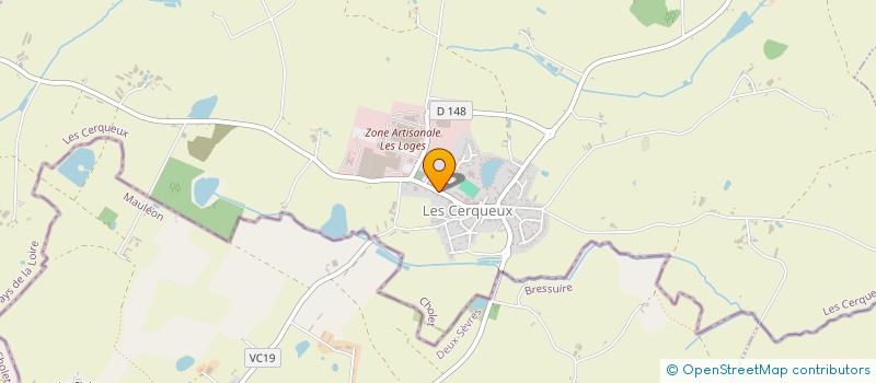 localisation de l'entreprise TRANSPORT SOLIDAIRE DES CERQUEUX  LES CERQUEUX