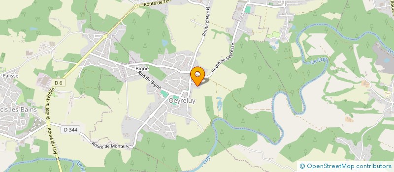 localisation de l'entreprise TRANSPORT SOLIDAIRE OEYRELUY  OEYRELUY