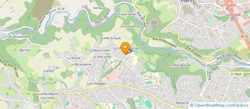 localisation de l'entreprise TRANSPORT SOPRO à SAINT-BRIEUC