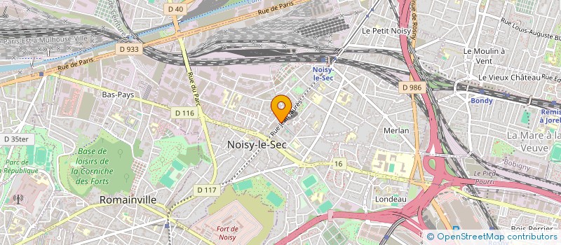 localisation de l'entreprise TRANSPORT SPEED à NOISY-LE-SEC