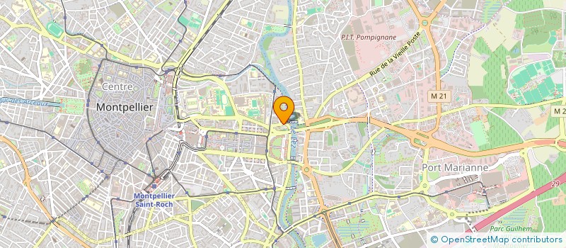 localisation de l'entreprise TRANSPORT SUD DE FRANCE à MONTPELLIER