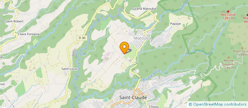 localisation de l'entreprise TRANSPORT SUD VOYAGES  SAINT-CLAUDE