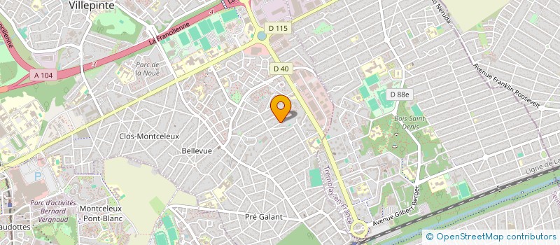 localisation de l'entreprise TRANSPORT SUR à VILLEPINTE