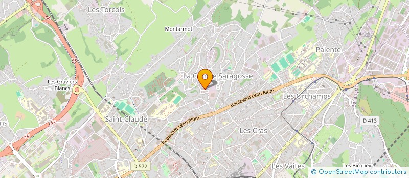 localisation de l'entreprise TRANSPORT T-A à BESANCON