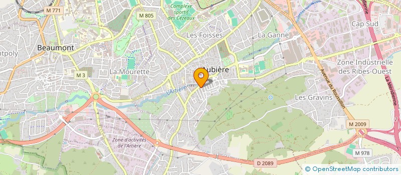 localisation de l'entreprise TRANSPORT TAXI 63  AUBIERE