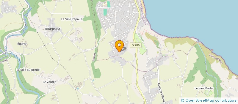 localisation de l'entreprise TRANSPORT-TAXI-COURSE à BINIC-ETABLES-SUR-MER