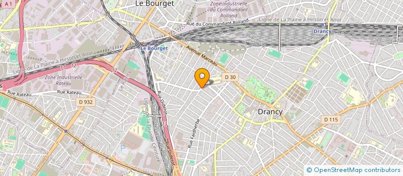 localisation de l'entreprise TRANSPORT TAXI CPAM 93 à DRANCY