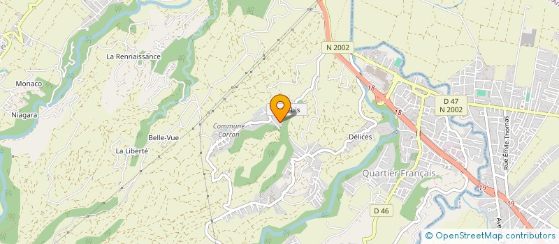 localisation de l'entreprise TRANSPORT TERRASSEMENT ENGIN WILLY  SAINTE-SUZANNE