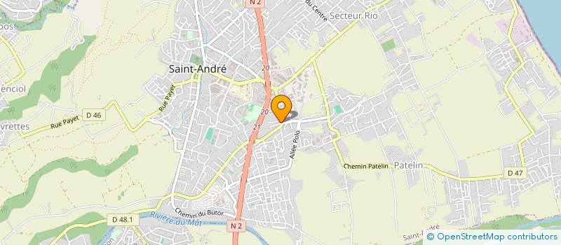 localisation de l'entreprise TRANSPORT TETRY ET FILS à SAINT-ANDRE