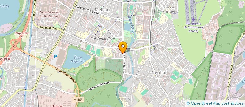 localisation de l'entreprise TRANSPORT TGT EXPRESS à STRASBOURG