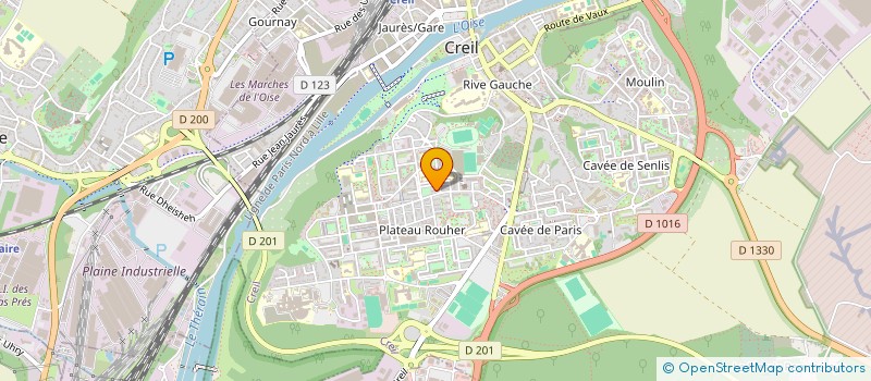 localisation de l'entreprise TRANSPORT TIME à CREIL