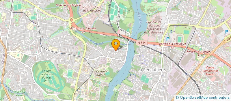 localisation de l'entreprise TRANSPORT TJT à NANTES