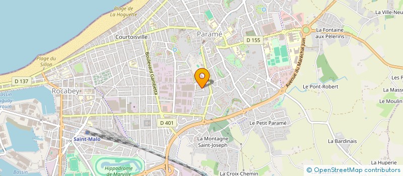 localisation de l'entreprise TRANSPORT TOURISME ET SERVICES  JM BLIN  SAINT-MALO