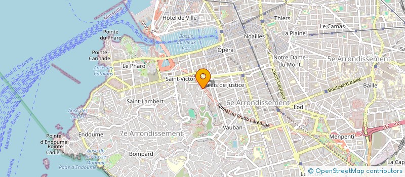 localisation de l'entreprise TRANSPORT TOUT  MARSEILLE