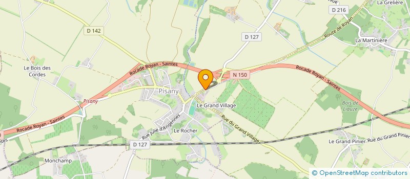 localisation de l'entreprise TRANSPORT ' VAN AUTO  VARZAY