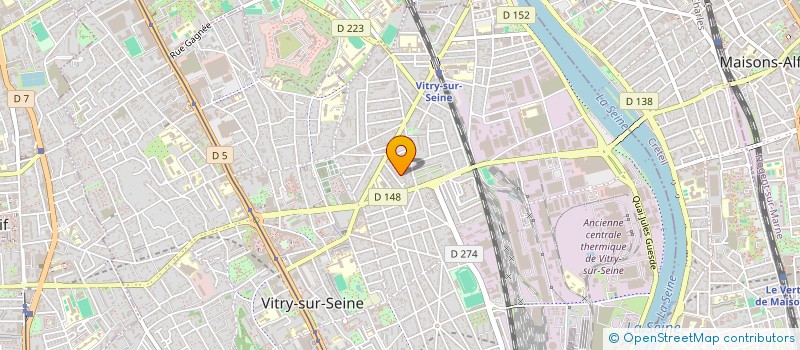 localisation de l'entreprise TRANSPORT VATEL à VITRY-SUR-SEINE