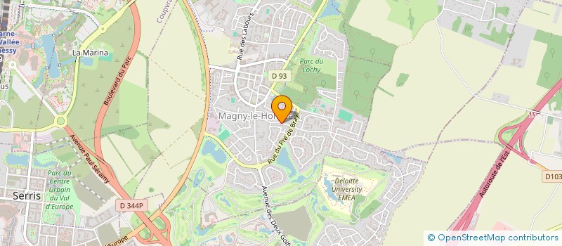 localisation de l'entreprise TRANSPORT VIP 77 à MAGNY-LE-HONGRE