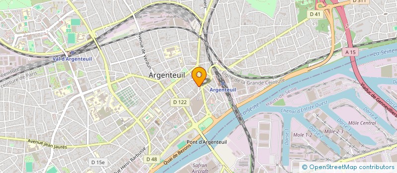 localisation de l'entreprise TRANSPORT VIP IDF  ARGENTEUIL