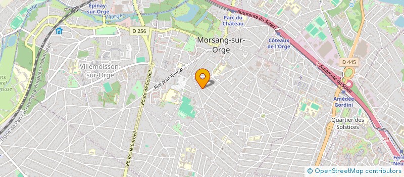 localisation de l'entreprise TRANSPORT VTC PARIS AEROPORT à MORSANG-SUR-ORGE