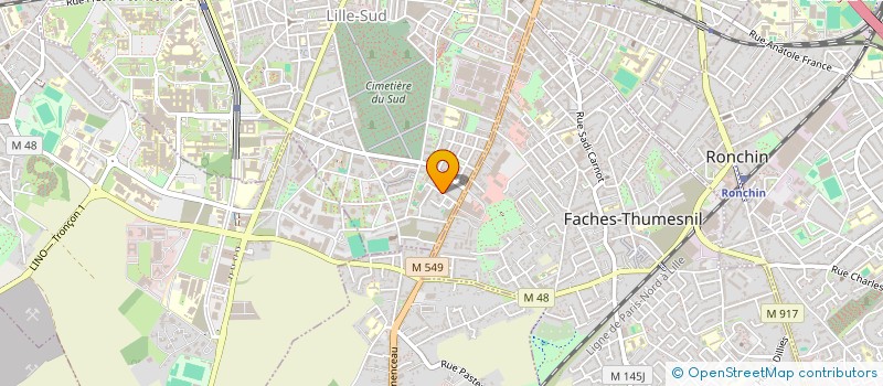 localisation de l'entreprise TRANSPORT & YOU à LILLE